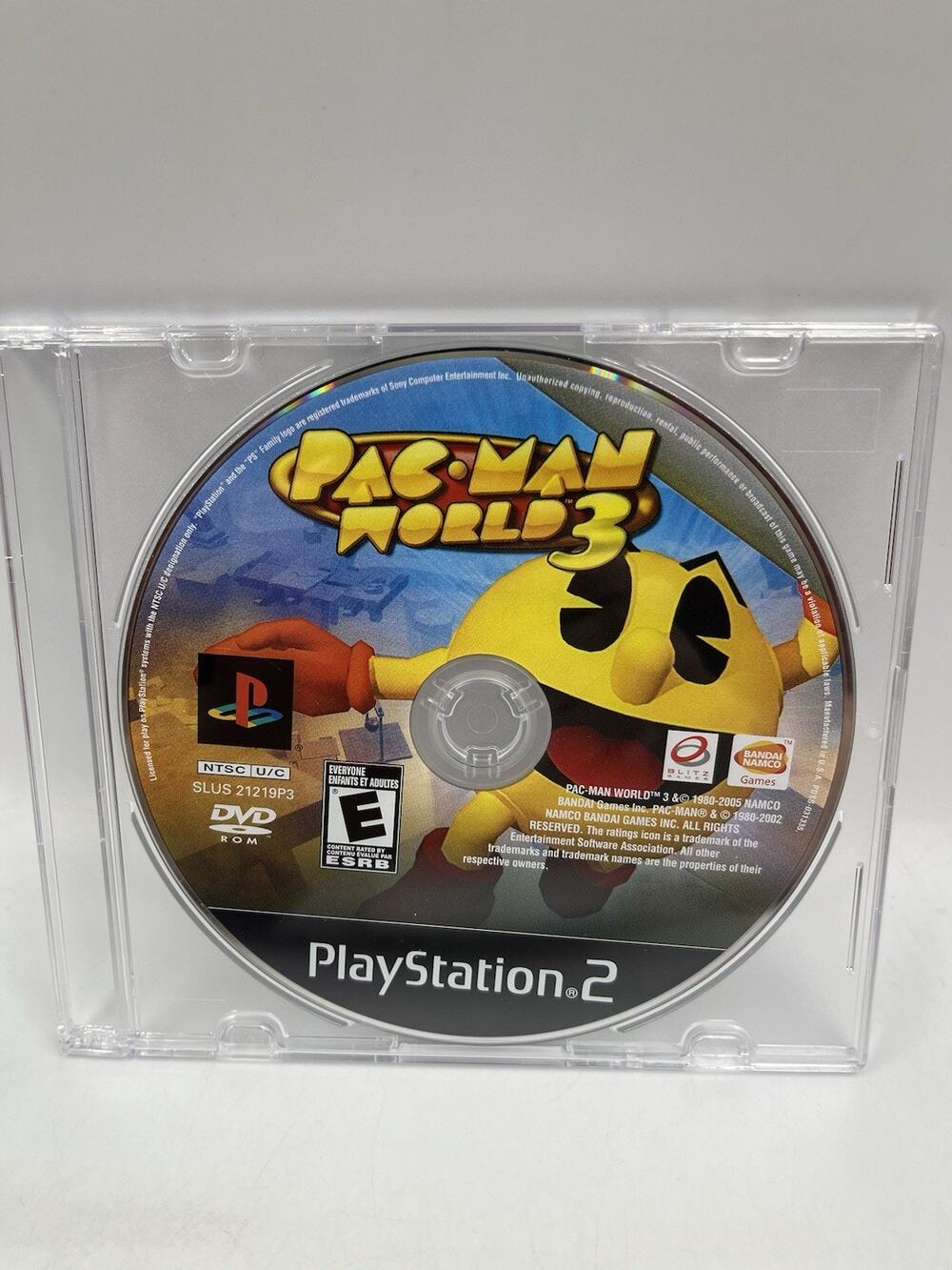 Pac Man World 3 Sony PlayStation 2 PS2 2005 Disc Only Tested